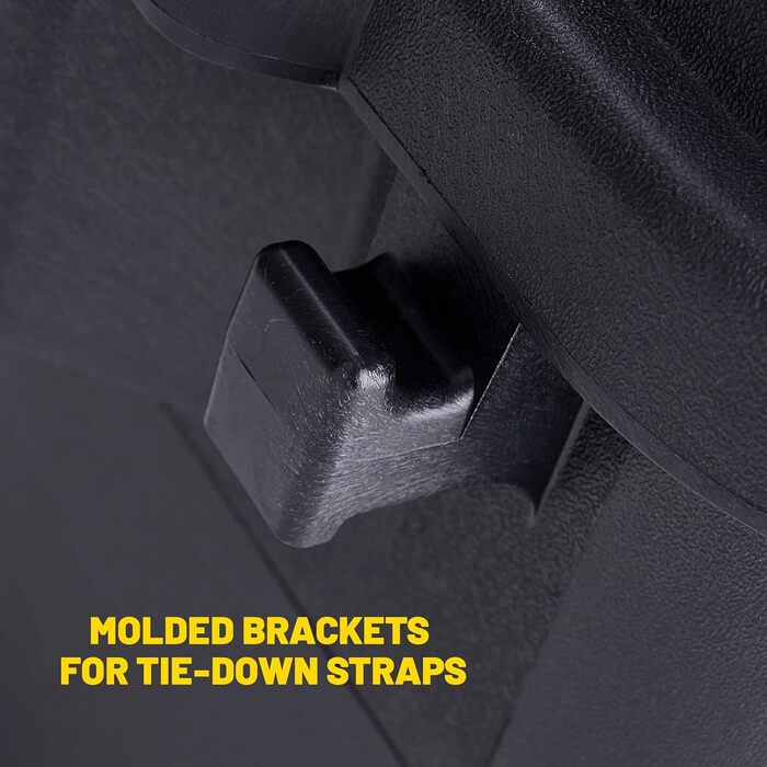 Спортивний багажник Plano - військовий контейнер для зберігання з кришкою, міцний, великий, для кемпінгу та армійського використання, ідеально підходить для полювання, пейнтболу, страйкболу або домашнього використання, різні кольори, середній, чорний