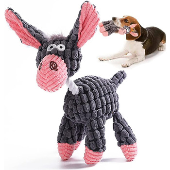 М&39яка іграшка для собак Speedy Panther Donkey для маленьких і середніх собак, Squeaky Dog Toy, плюшеве цуценя