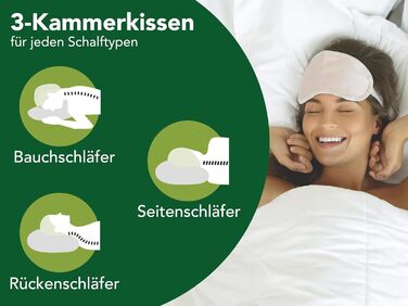 Пухова подушка DREAMSTAR 40 x 80 см 3-камерна пухова подушка Пухова та пір&39яна подушка 40 x 80 см Сертифікована подушка Oeko-Tex Найвища готельна якість Підходить для алергіків Бавовна 40 x 80 см