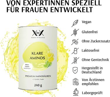 Порошок XbyX Clear Aminos EAA, гіркий лимон, 240 г