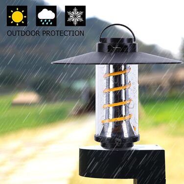 Інноваційний акумуляторний світлодіодний ліхтар з регульованими налаштуваннями світла та текстурою, підходить для різних видів зовнішніх зон.