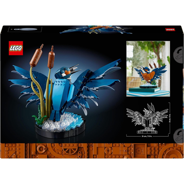Конструктор LEGO Icons 10331, Модель Птаха Рибалочки, для дорослих