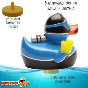 Гумовий каченя-дайвер I Спортивна качечка для пірнання IL 8 см - в комплекті гумова качечка-брелок I Іграшка для немовлят та дітей
