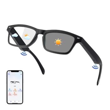 Смарт-окуляри з Bluetooth, AI-функціями та лінзами, що змінюють колір