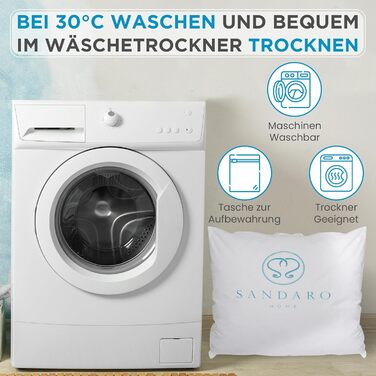 Пухова подушка 80 x 80 см Сертифікована Oeko-Tex подушка 80x80 зі 100 натуральним пір&39яним наповнювачем, подушка 80x80 з гусячим пір&39ям у бавовняному чохлі. Для спокійного сну (1500) 1500.0 грамів