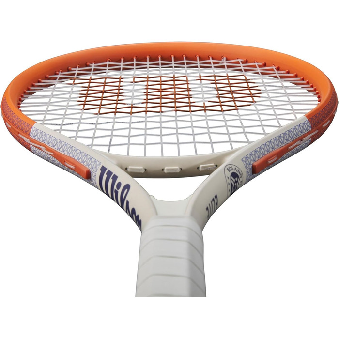 Тенісна ракетка Wilson Unisex Roland-Garros Elite для дорослих, 4-3/8&39 (3), темно-синя / біла