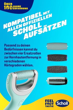 Електричний засіб для видалення мозолів Scholl Velvet Smooth Pro - Для видалення мозолів на вологих і сухих ногах - Перезаряджається - 1 пристрій зарядна станція