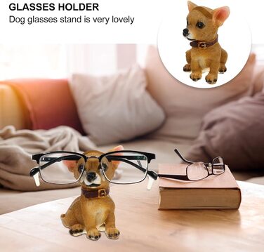 Підставка для склянок з полірезини з собачою тематикою, тримач для настільних склянок, настільна прикраса з мотивом собаки для склянок та дрібних аксесуарів, прикраса для столу в домашньому офісі