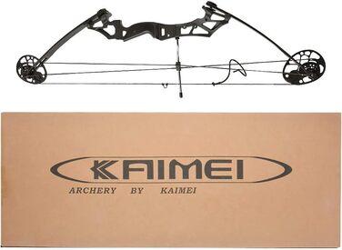 Набір складеного лука для стрільби з лука – мисливський регульований лук 19,5–30 дюймів, до 260 fps, з аксесуарами для дорослих, тренувань та стрільби на відкритому повітрі