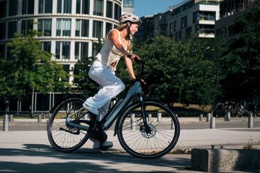 Електричний велосипед для чоловіків та жінок, розмір рами 43 см, 688 Втгод, двигун із середнім приводом 65 Нм, акумулятор 36 В 43 см - 688 Втгод CITA 2404, 2404 Active