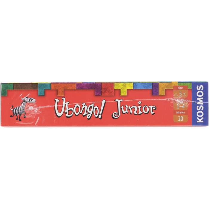 Космос 683429 Убонго Юніор, швидка дитяча гра від 5 років, гра-головоломка, для 1-4 осіб, настільна гра, сімейна гра, подарунок на день народження