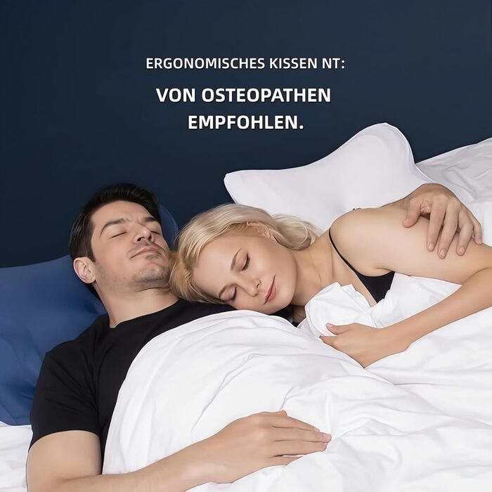 Подушка Seladi Airflow Pro - Подушка для шиї від апное сну - Ортопедична подушка від хропіння та апное - Підтримка шиї - Знімна та пральна - Ефективно покращує проблеми зі сном (Синя x 1)