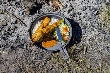 Столові прибори Relags Nordisk Titanium - набір з 2 предметів, сріблясті, один розмір, 150905