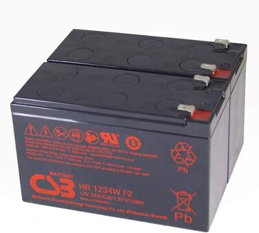 Сумісний з CSB-SCD33 акумуляторний блок сумісний з APC RBC33 Plug & Play APC Back-UPS RS - BR1500I ДБЖ APC Smart-UPS - SC1000I