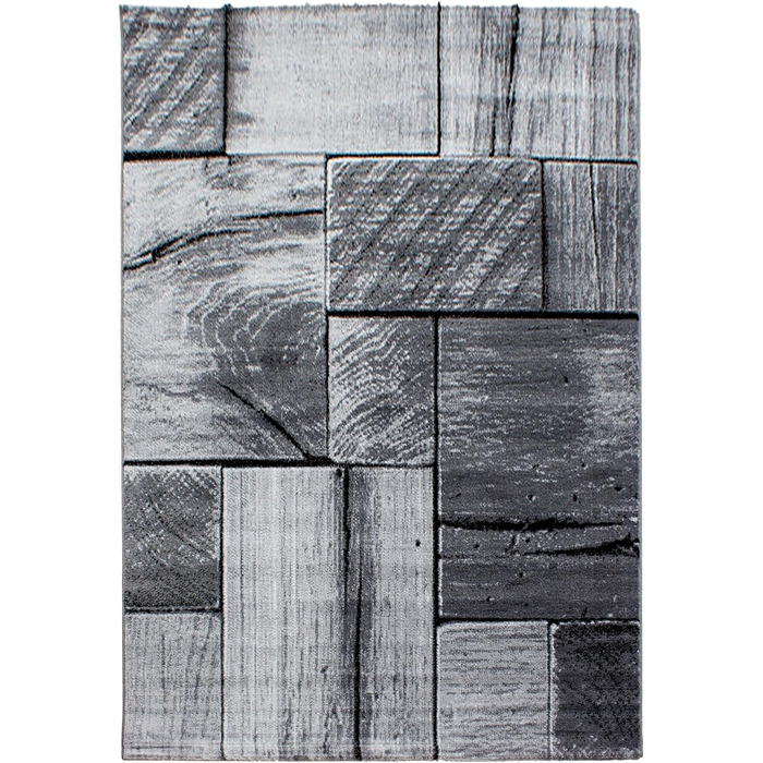 Килим для вітальні з коротким ворсом 200 х 300 (200х290 см) Black Wood Design - Килим, що миється, надзвичайно м'який, пухнастий і