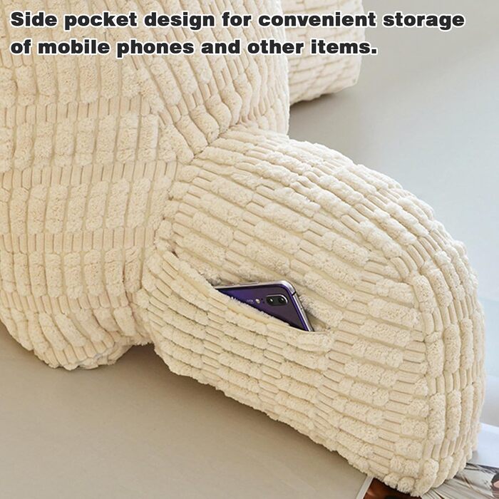 Подушка для читання для ліжка та дивана, подушка для підтримки спини, подушка для читання з підлокітником, диван для дорослих з подушкою для спинки, подушка сидіння з підлокітником, підходить для читання, ігор для мобільних телефонів, відеоігор, перегляду