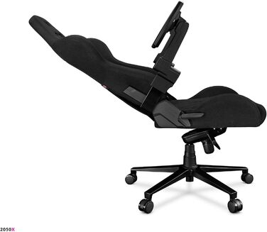 Офісне крісло 2050 шт. Ігрове крісло Чорне - Ігрове крісло з подушкою з піни з ефектом пам&39яті з велюру - Тканина геймерського крісла з підлокітниками X-Cross - Ігрове крісло з безшумними гумовими колесами - Комп&39ютерне крісло 150 кг Чорна тканина під