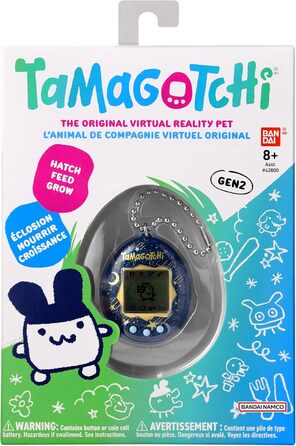 Тамагочі - Tamagotchi Original - Starry Night - Електронна віртуальна тварина з кольоровим дисплеєм, 3 кнопками та іграми - Інтера