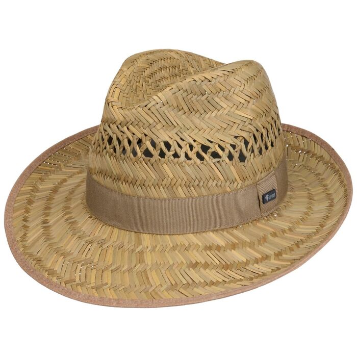 Солом&39яний капелюх Lipodo Bogart, натуральний колір, зроблено в Італії, для жінок і чоловіків, розмір XL, натуральний колір