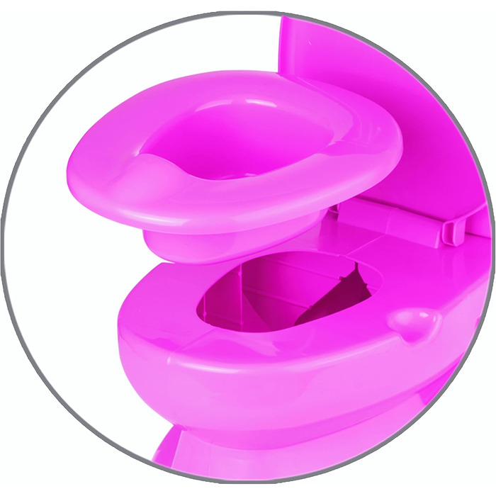 Перший туалет для малюків - рожевий