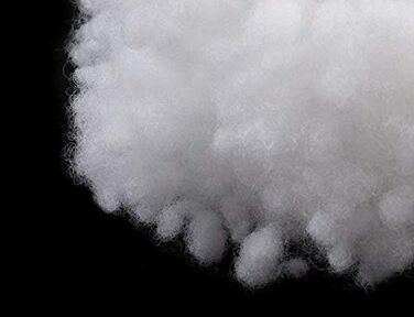 Наповнювач для подушок з волокнистих кульок, білий, ko-Tex Standard 100 (6 кг приблизно 300 літрів)