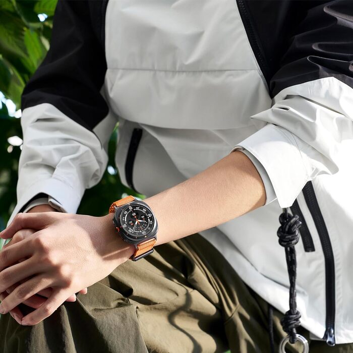 Розумний годинник Samsung Galaxy Watch Ultra, фітнес-годинник, фітнес-трекер та трекер активності, 47 мм, LTE, титаново-білий, з 36-місячною гарантією виробника S/M/L - для обхвату 130-205 мм, білий