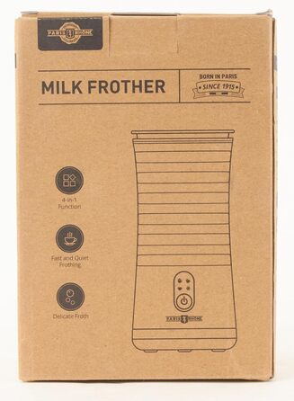 Піноутворювач для молока електричний 4-в-1 для гарячого та холодного молока Піна для гарячого та холодного молока, Тепле молоко, Н