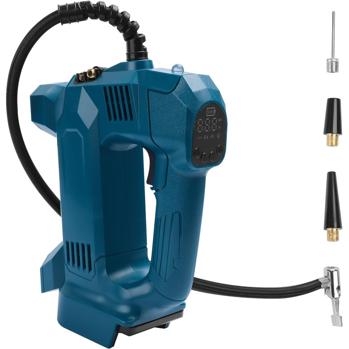 Акумуляторний компресор QUPERR для акумулятора Makita 18 В, електричний акумуляторний повітряний компресор 10,34 бар / акумуляторн