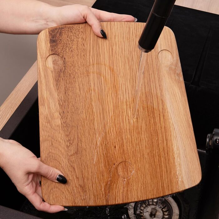 Розсувна дошка Virelia для Thermomix TM6 TM5 з деревини дуба FSC - Ковзаюча рухома дошка без зусиль - Thermomix Аксесуари для Thermomix TM6 TM5