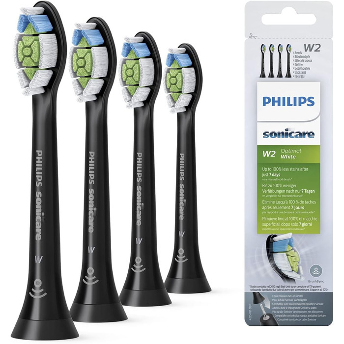 Електрична зубна щітка Philips Sonicare Protective Clean 4500 з технологією Sonic Technology HX6830/53 & Optimal White - щітки 4 шт. и в т.ч. Оптимальні білі щітки 4 упаковки