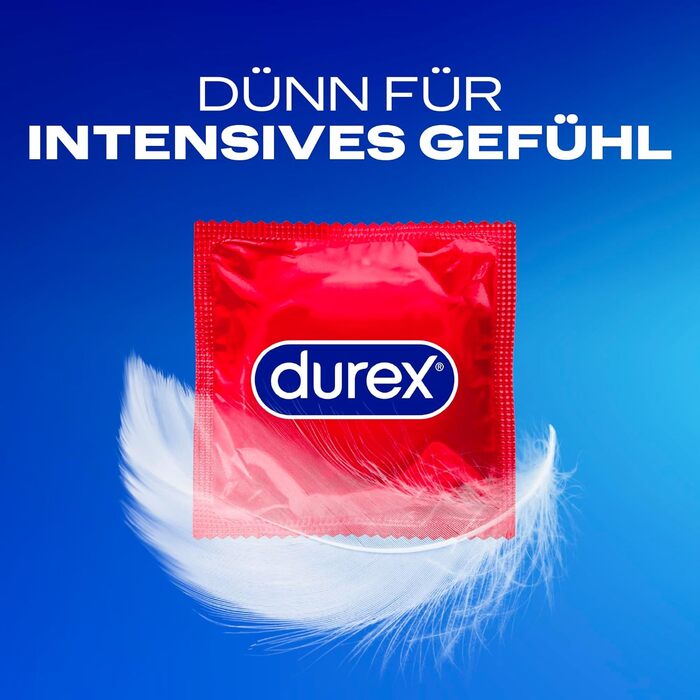 Презервативи Durex Real Feel Classic, тонкі, змащені, прозорі, 20 шт