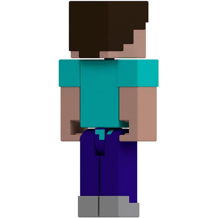 Фігурки та аксесуари Mattel Minecraft, точно в масштабі, приблизно 8 см заввишки, з піксельним дизайном (фігурки можуть відрізнятися) HTN05