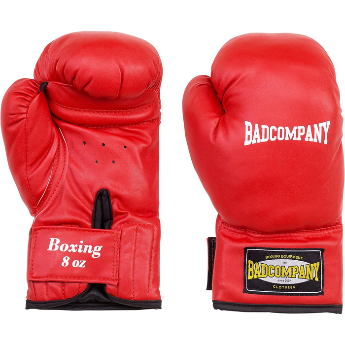Боксерський набір Bad Company для дітей та підлітків до 12 років I Боксерська груша з підвіскою 55 х 25 см і боксерськими рукавичк
