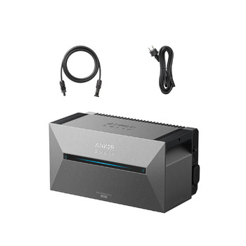 Балконна електростанція з можливістю розширення накопичення енергії, економія до 902 євро, 100 сумісність з мікроінверторами, сонячна потужність 2000 Вт, максимальна потужність до 9,6 кВтгод, встановлення за 6 секунд E1600 AC, 2 AC