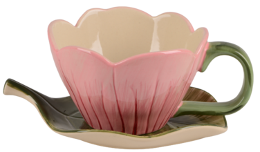 Чашка 380 мл Handmade Flower LED