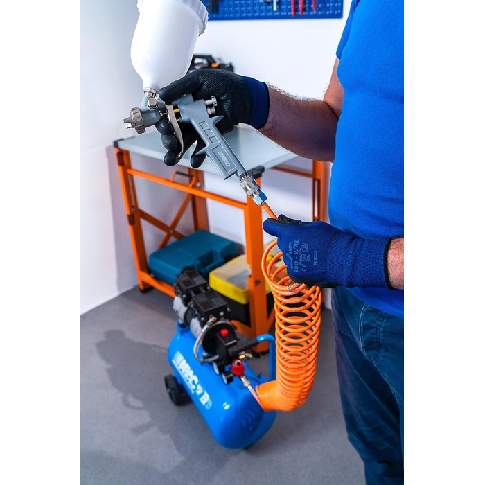 Малошумний повітряний компресор EASE-AIR 24, безмасляний повітряний компресор, максимальний тиск 8 бар, потужність 1 к.с., 24-літр