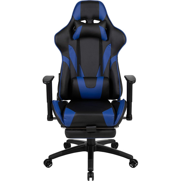 Ігрове крісло Flash Furniture Red, регульоване, синє, комплект з