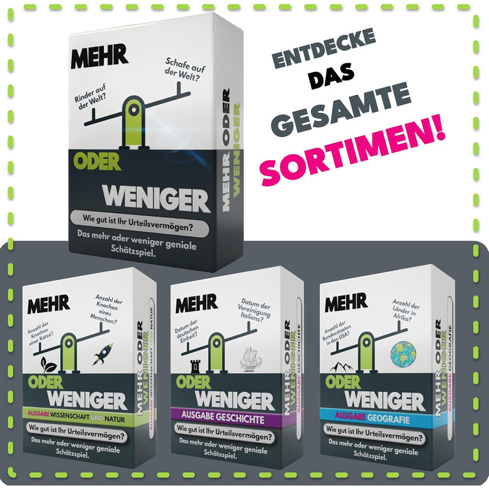Більше чи менше Карткова гра Більше чи менше Наскільки добре ви судите Гра для дорослих, сімей та дітей 2 гравців Сімейна гра Подорожня гра Перше видання