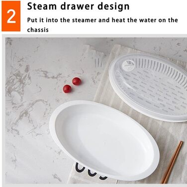 Кухонний гаджет Тонка робота Побутові аксесуари Компактна парова плита Інструмент для приготування їжі великої місткості