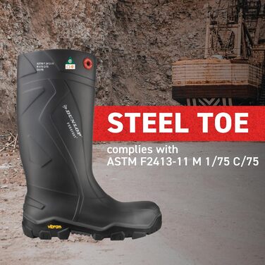 Темно-сірі захисні чоботи Dunlop Expander 10