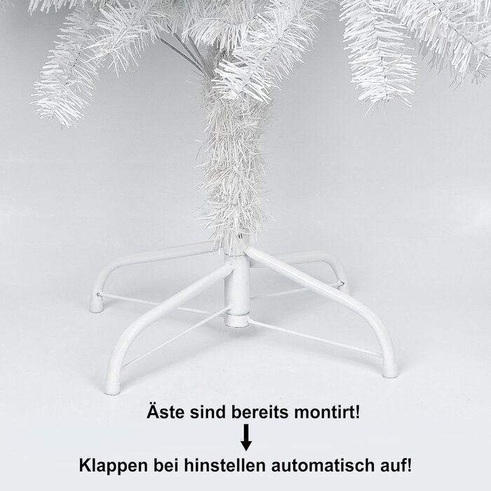 Штучна ялинка 120 см біла Homewit