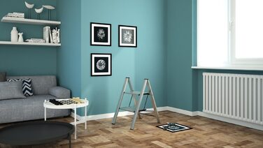 Драбина Colombo Leonardo Black 2 щаблі (G300A02W)