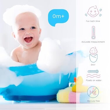 Плаваючий термометр для ванни Baby Safe, Giraffe (фіолетовий)