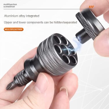 Компактний набір біт Torx з магнітним тримачем 1/4 для домашнього ремонту