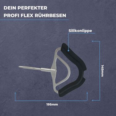 Світло-блакитний вінчик 659889 для кухонного комбайна Bosch I 00659889 змінний вінчик підходить для MUM5 MUMVC MUMVH I Profi Flex Віник з силіконом I Аксесуари Кухонний комбайн Bosch