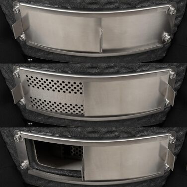 Вугільний гриль 'Yoru Ø 56 см з бічними поличками, термометром матовий чорний бульбашкова глазур керамічний гриль на колесах, кера