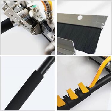 Щітка для чищення фотоелектричних елементів з телескопічною ручкою, телескопічна щітка для чищення фотоелектричних елементів, що о