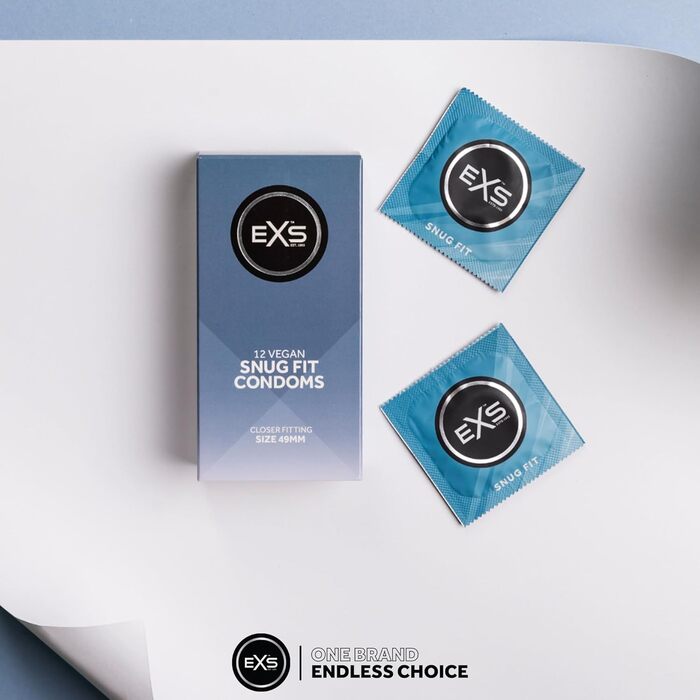 Презервативи щільного прилягання Натуральний латекс та щільніше прилягання Веганський Упаковка з 48 шт. (48 шт. в упаковці)