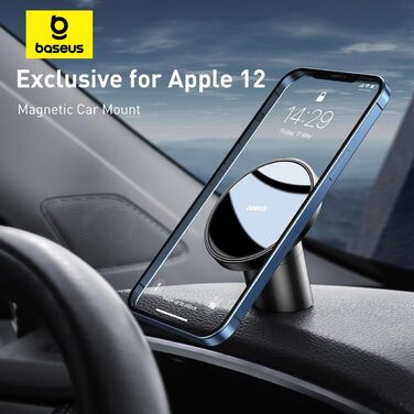 Магнітний автомобільний тримач для телефону Baseus NeoGravity (чорний)