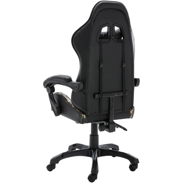 Ігрове крісло LAPOOH, Ігрове крісло, Робоче крісло, Комп&39ютерне крісло, Офісне крісло, Чорний та камуфляжний штучна шкіра